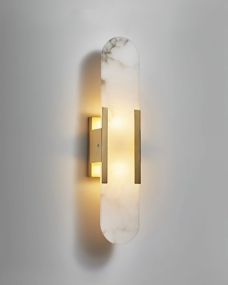 LunarLux | Elegant Marble LED Wall Lamp