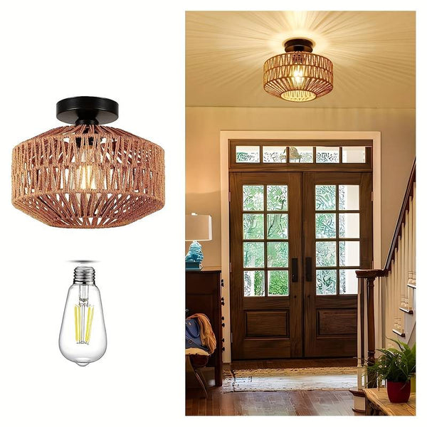 Bohogi glow: ceiling lamp with a natural look for a warm atmosphere 2