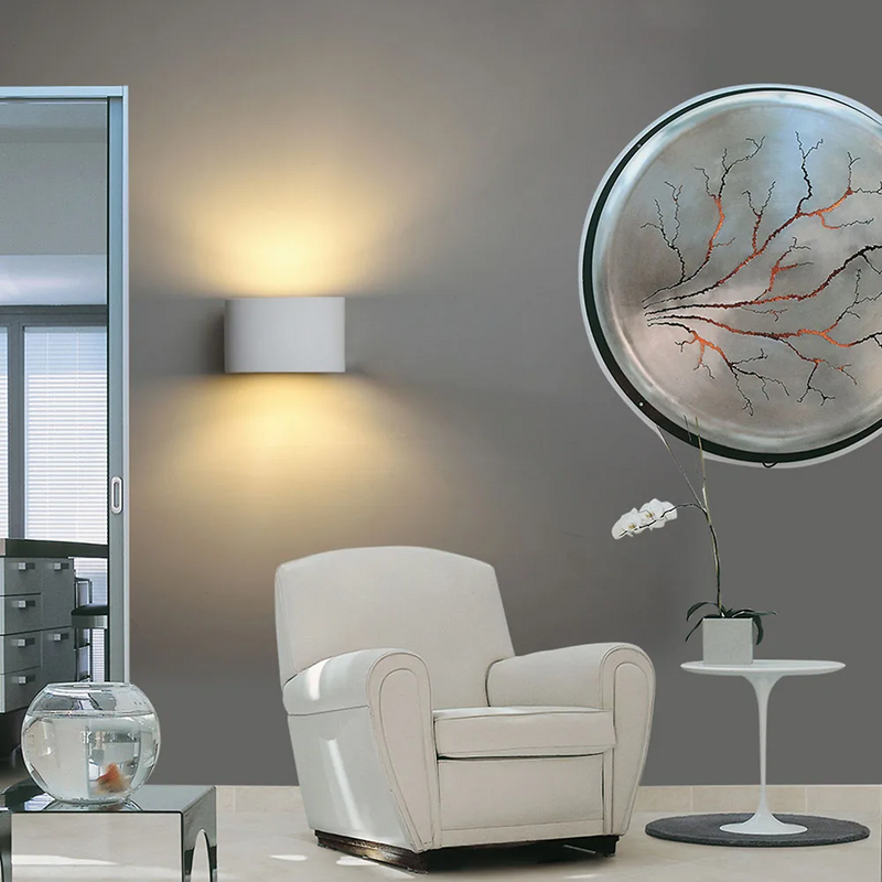 NeoBall | Gypsum Cylinder Wall Sconce Lamp