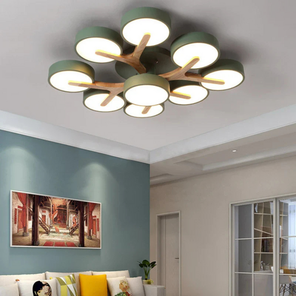 Ceiling Light | Colourful Round LED Pendant for Kids Room or Kitchen