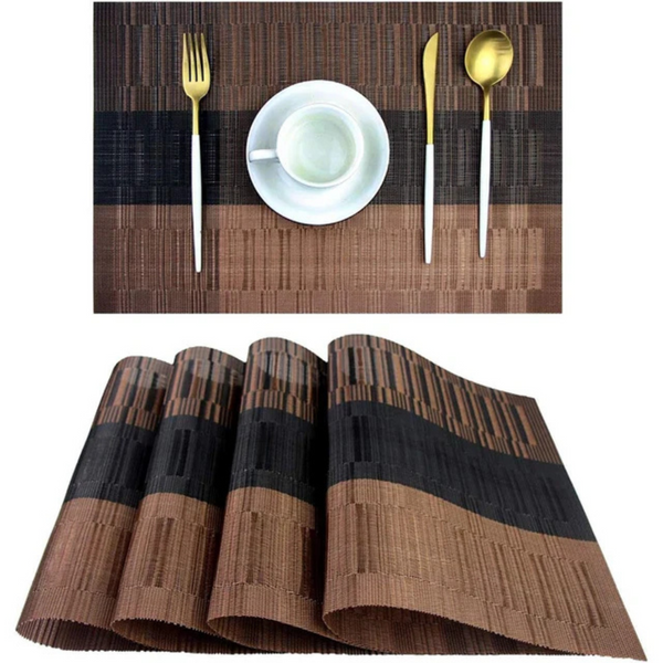 Table Set | Washable Heat-Resistant Placemats for Dining