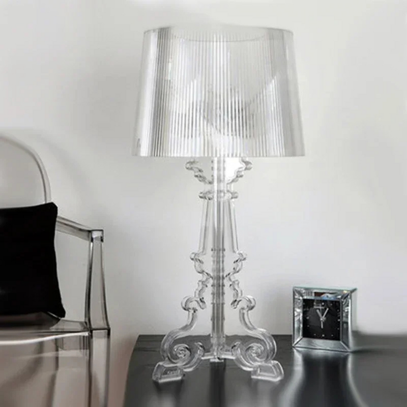 Table Lamp | Baroque Style Design with Adjustable Shade and Dimmable Light