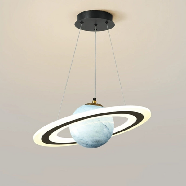 Pendant Light | Planet-Inspired Design with Dimmable Warm LED Lighting