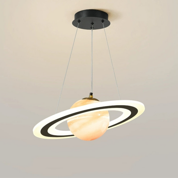 Pendant Light | Planet-Inspired Design with Dimmable Warm LED Lighting