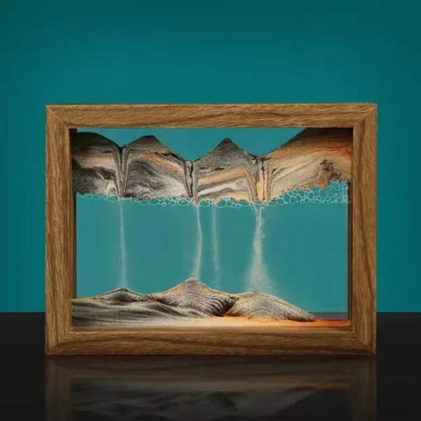 Rotating Sand Decoration | Calming Home Decor for Relaxation and Tranquility