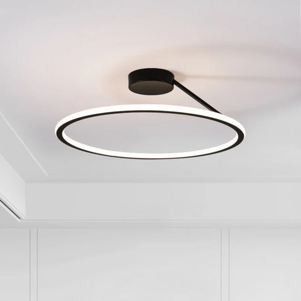 Ceiling Light Fixture | LED Flush Mount with Remote Control