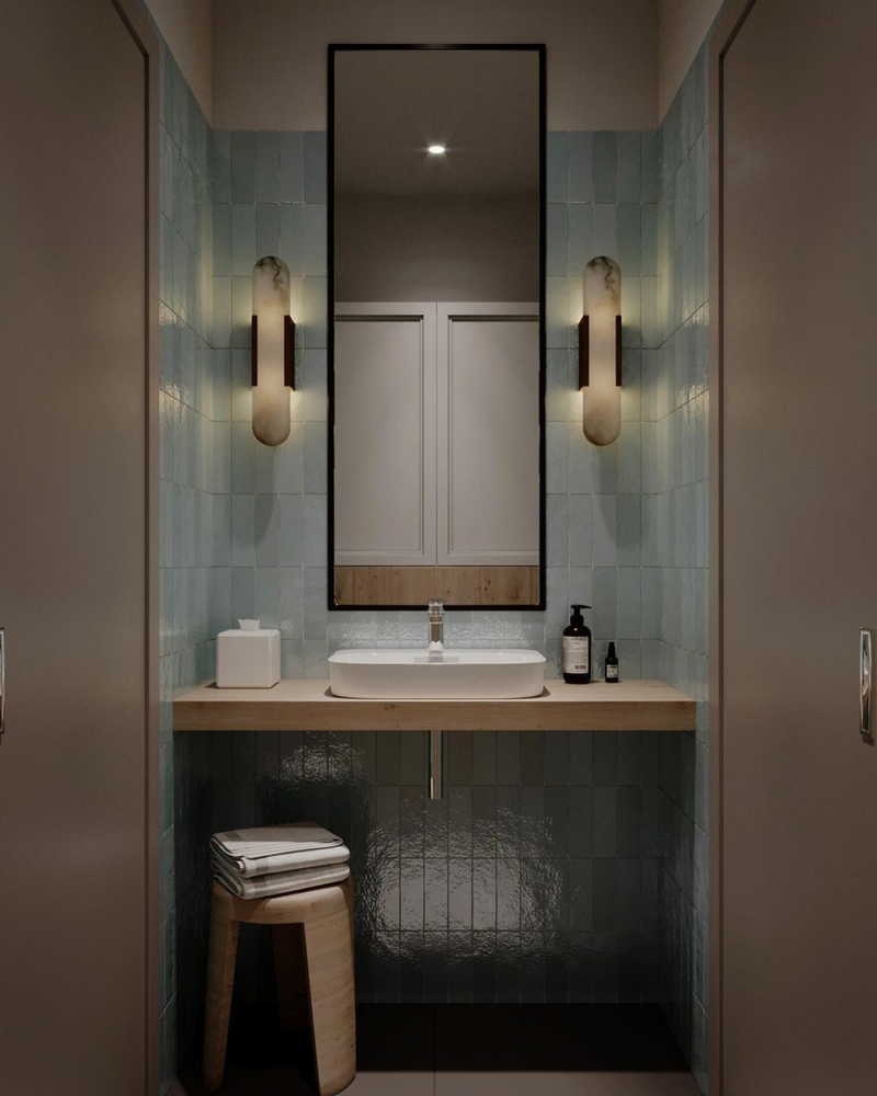 LunarLux | Elegant Marble LED Wall Lamp