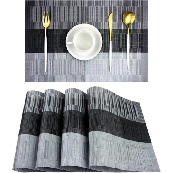 Table Set | Washable Heat-Resistant Placemats for Dining