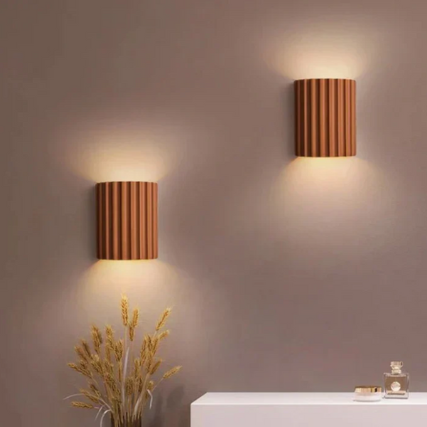 Wall Lamp | Modern Resin Sconce Light | Dual Glow
