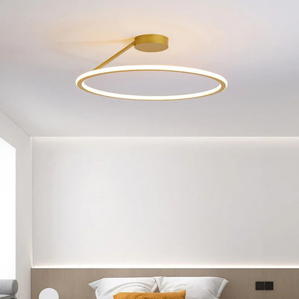 Ceiling Light Fixture | LED Flush Mount with Remote Control