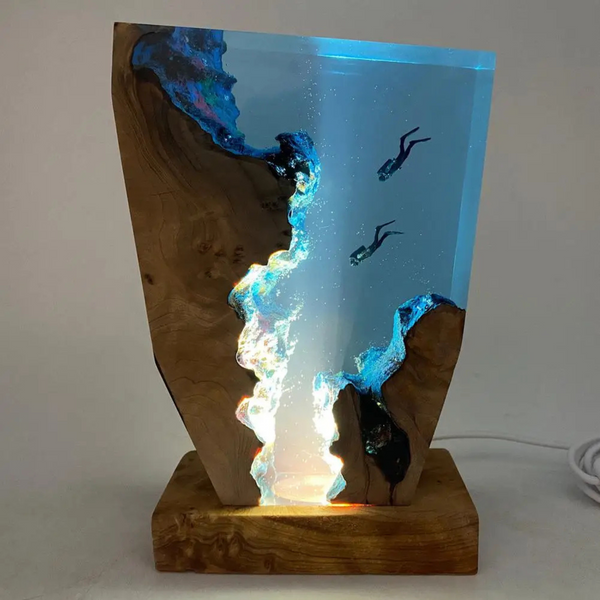 Table Lamp | Diving Ocean Design Light for Living Room or Bedroom
