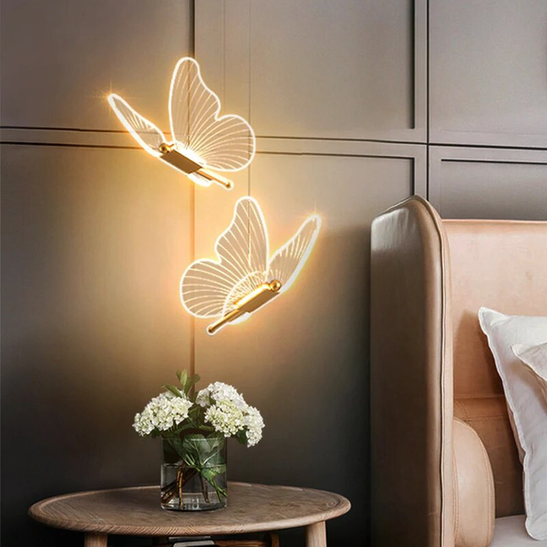Butterfly glow: Elegant pendant lamp inspired by butterfly wings 2