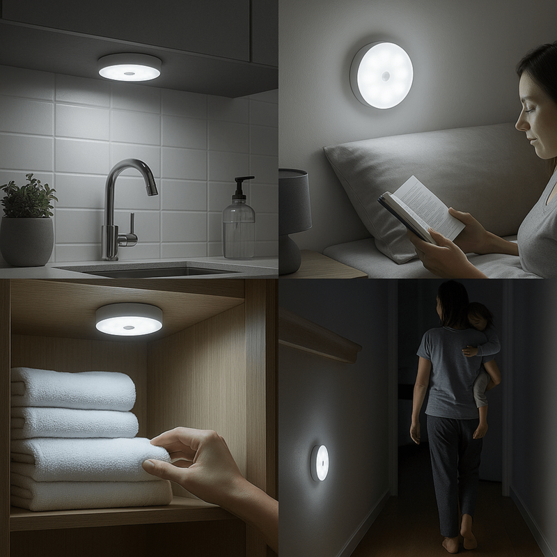 LED Wall Light | Rechargeable and Motion Sensor Activated