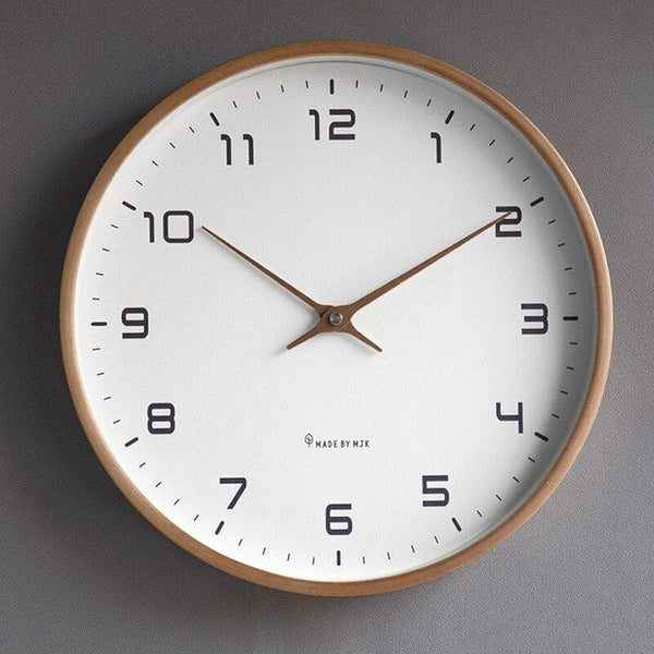 Wall Clock Nordic Design Minimalist Natural Elegance-1