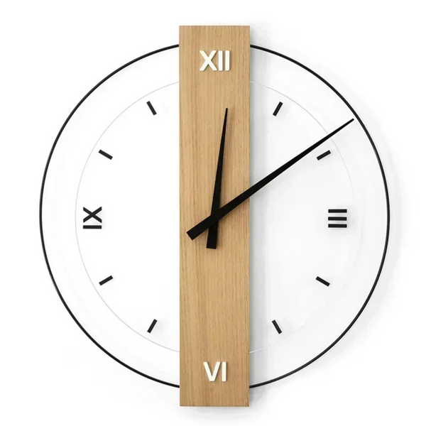 Silent Wall Clock | Minimalist Design with Natural Elegance