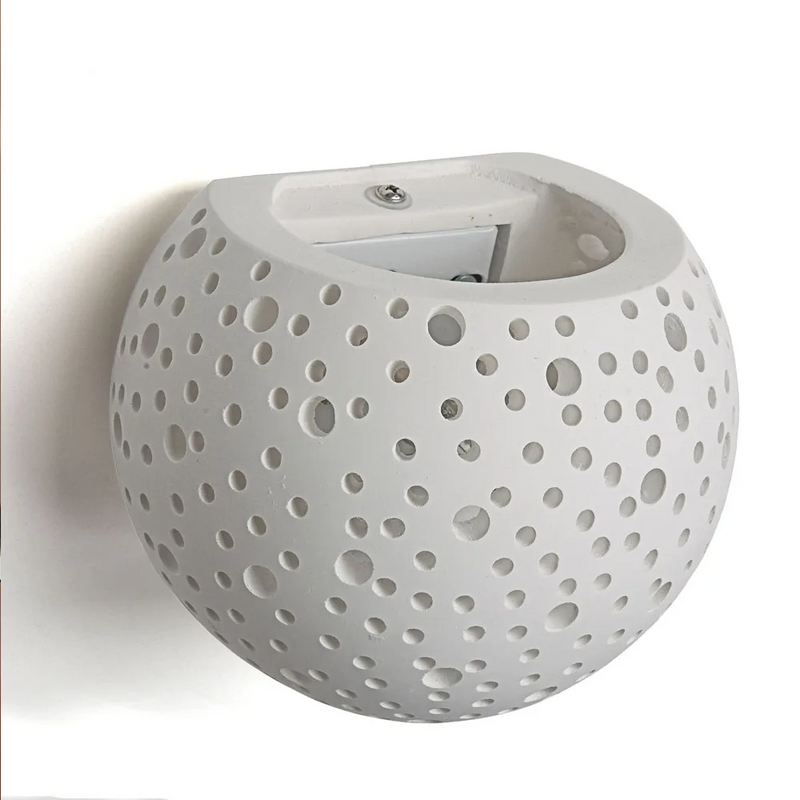 NeoBall | Gypsum Cylinder Wall Sconce Lamp