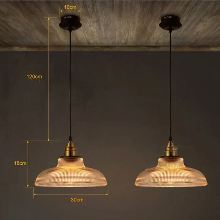 Pendant Light Glass Design Adjustable Cable | Kitchen Pendant Lighting-4