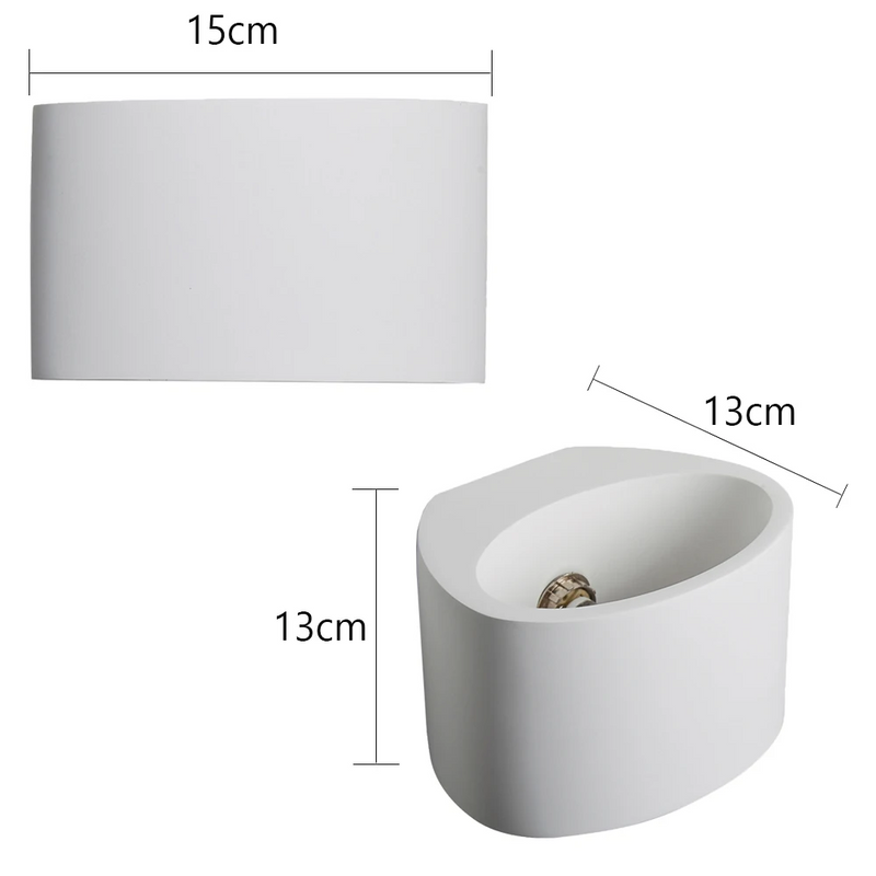 NeoBall | Gypsum Cylinder Wall Sconce Lamp