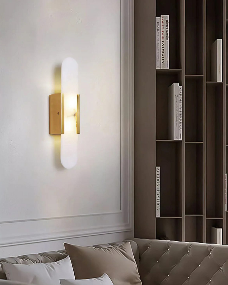 LunarLux | Elegant Marble LED Wall Lamp