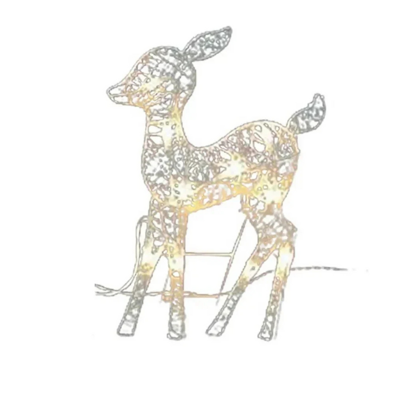 Reindeer Christmas Decoration | Illuminated Outdoor Decor for Festive Ambiance
