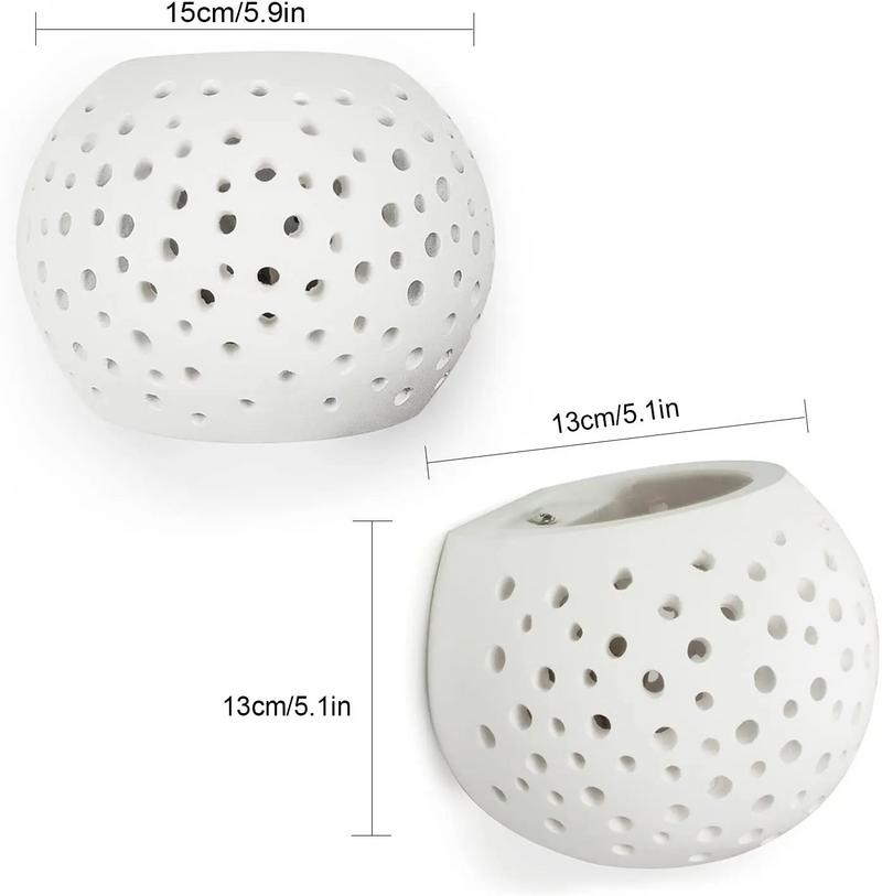 NeoBall | Gypsum Cylinder Wall Sconce Lamp