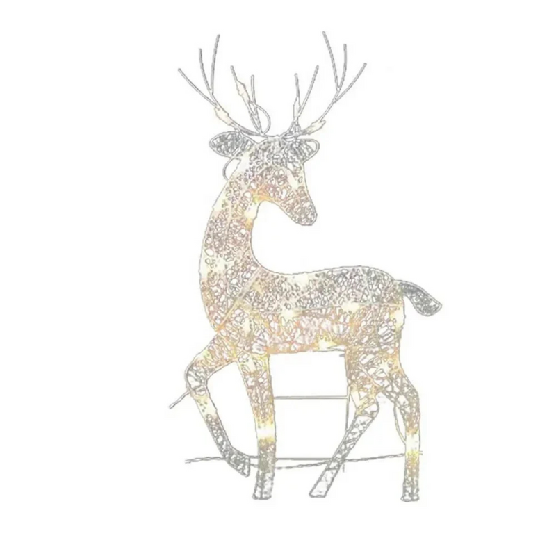 Reindeer Christmas Decoration | Illuminated Outdoor Decor for Festive Ambiance