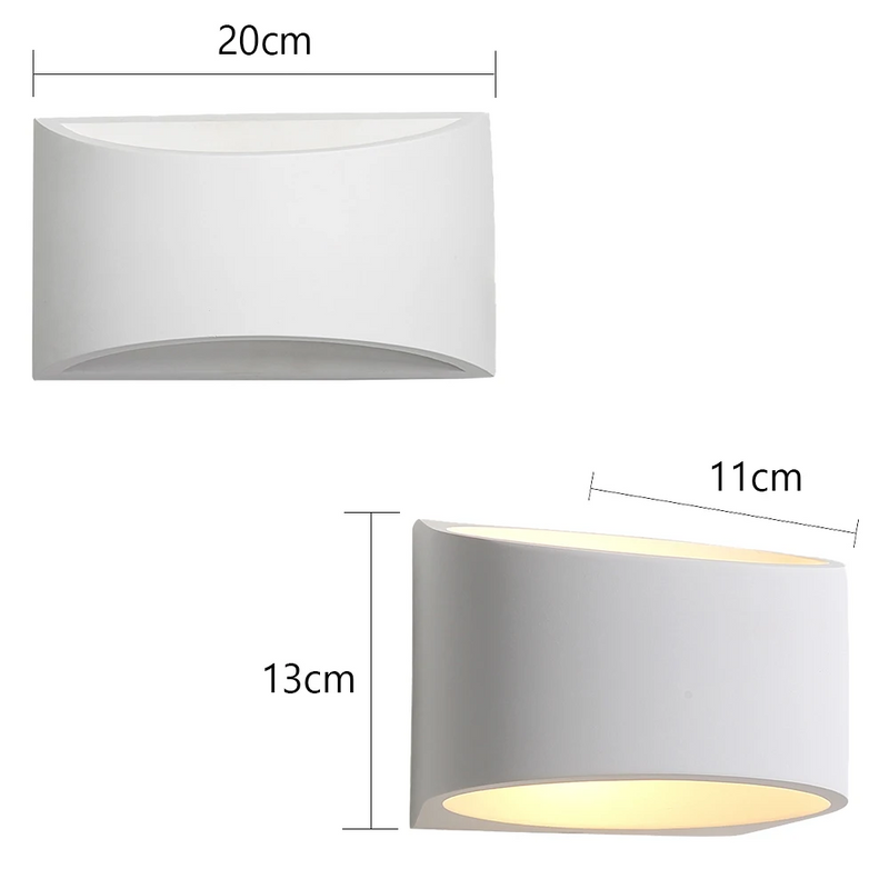 NeoBall | Gypsum Cylinder Wall Sconce Lamp