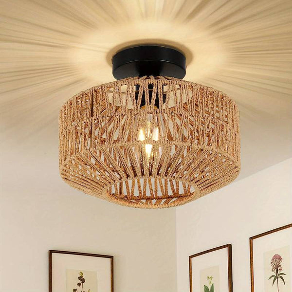 Bohogi glow: ceiling lamp with a natural look for a warm atmosphere 1