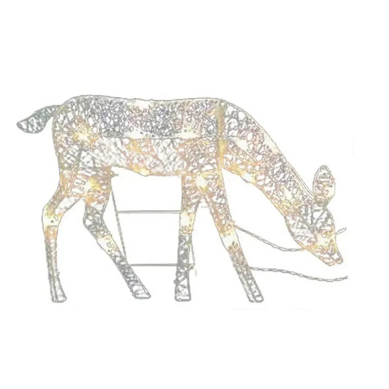 Reindeer Christmas Decoration | Illuminated Outdoor Decor for Festive Ambiance