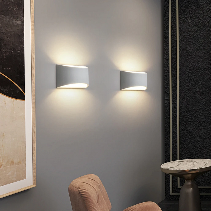 NeoBall | Gypsum Cylinder Wall Sconce Lamp