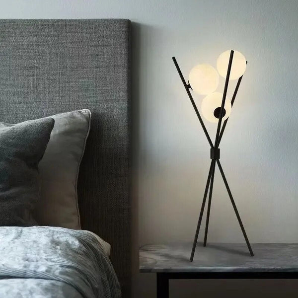 Modernity inspired lamps for table or floor inspired by the moon 1