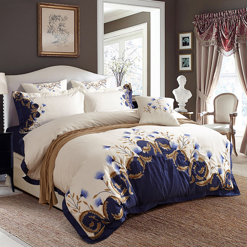 Celestina | Embroidered Egyptian Cotton Bedding Collection