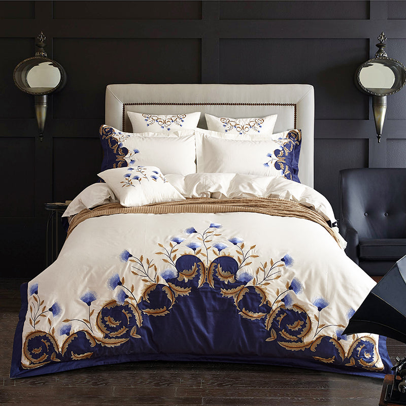 Celestina | Embroidered Egyptian Cotton Bedding Collection