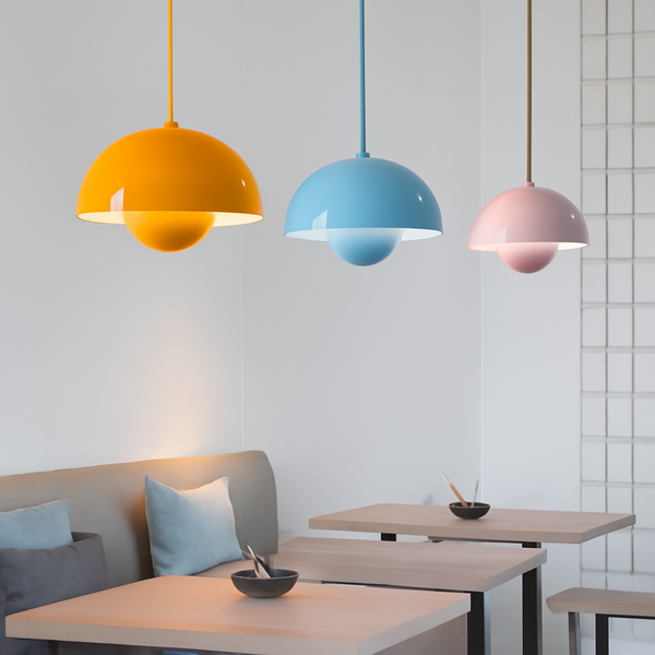 Chandelier Light | Modern Semi-Circular Chandelier with Multi-Colored Lighting 3