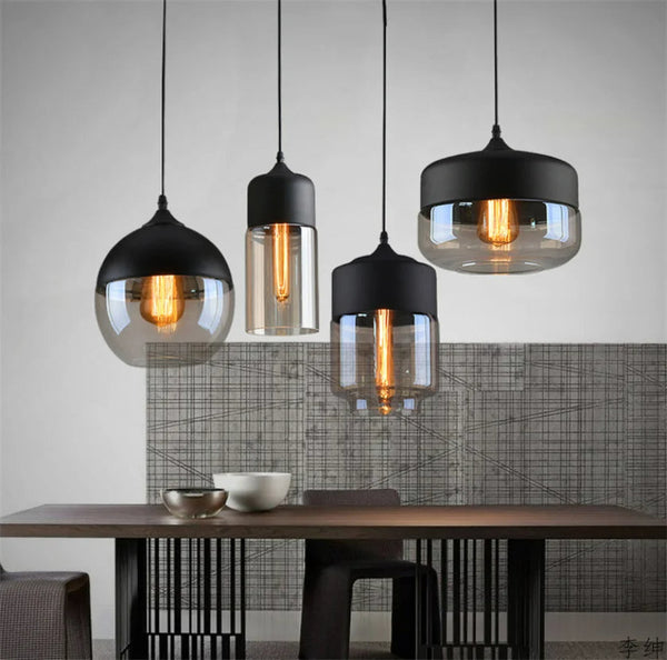 JEVAGLO ™ | Luxurious pendant lamp made of glass and wood 1