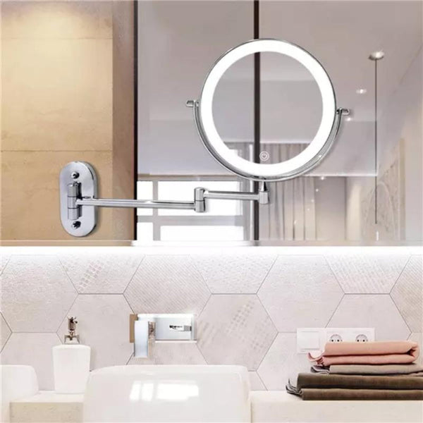 Magnifying Mirror With Light | LED Makeup Mirror With Adjustable Arm And USB Charging 2