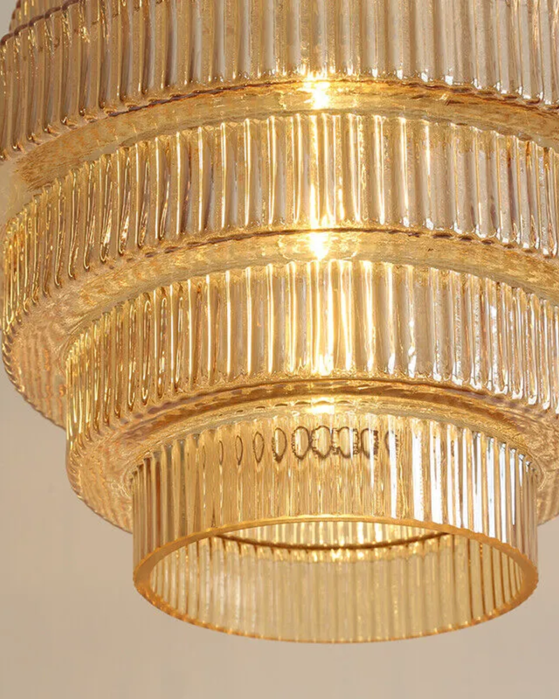 LumiTier | Tiered Glass Pendant Light