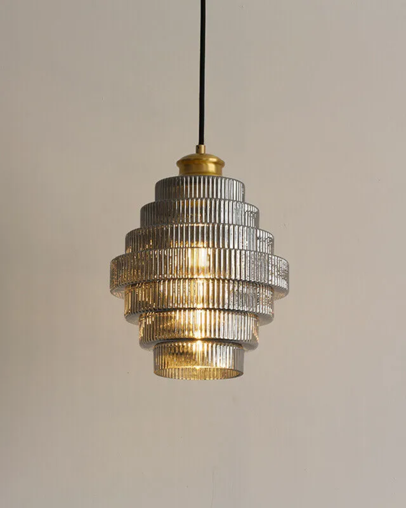 LumiTier | Tiered Glass Pendant Light