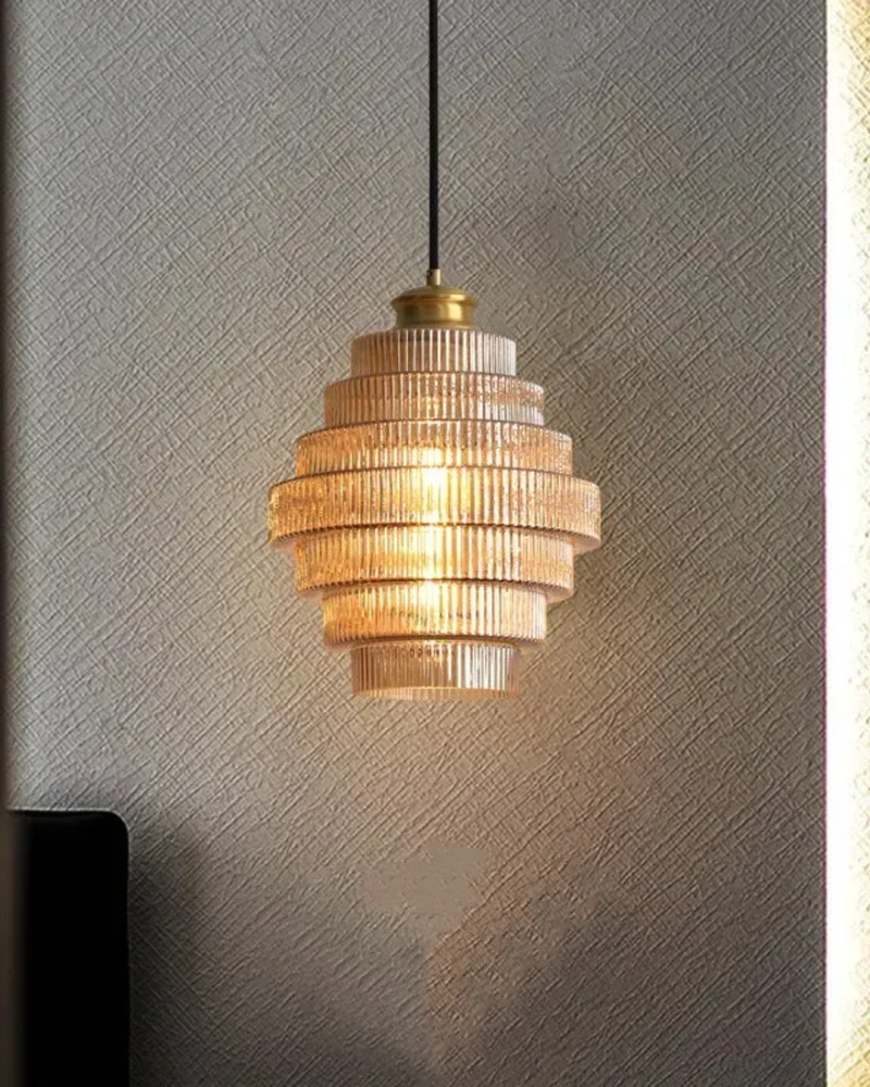 LumiTier | Tiered Glass Pendant Light
