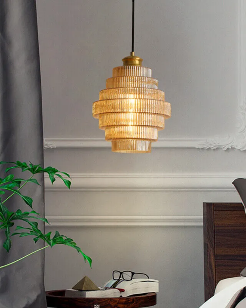LumiTier | Tiered Glass Pendant Light