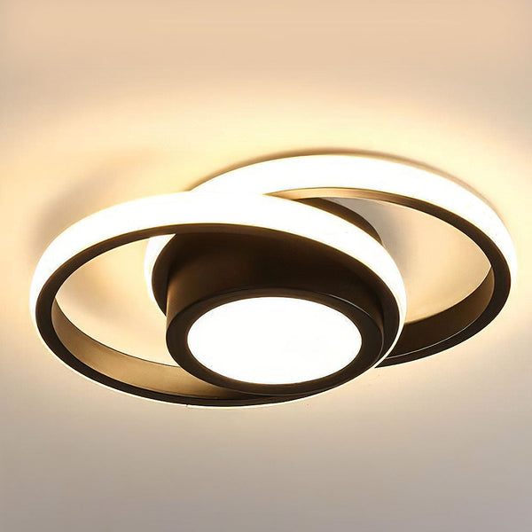 Minimalist Double Ring LED Ceiling Lamp 0