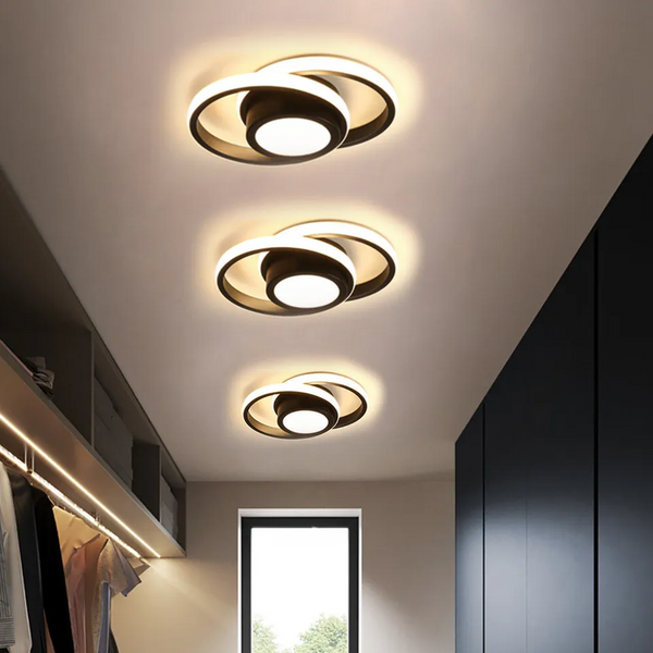 Minimalist Double Ring LED Ceiling Lamp 1