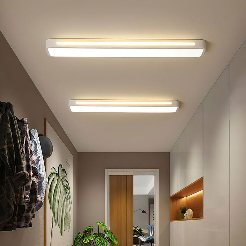 Modern Nordic Minimalist Long LED Ceiling Lighting 12