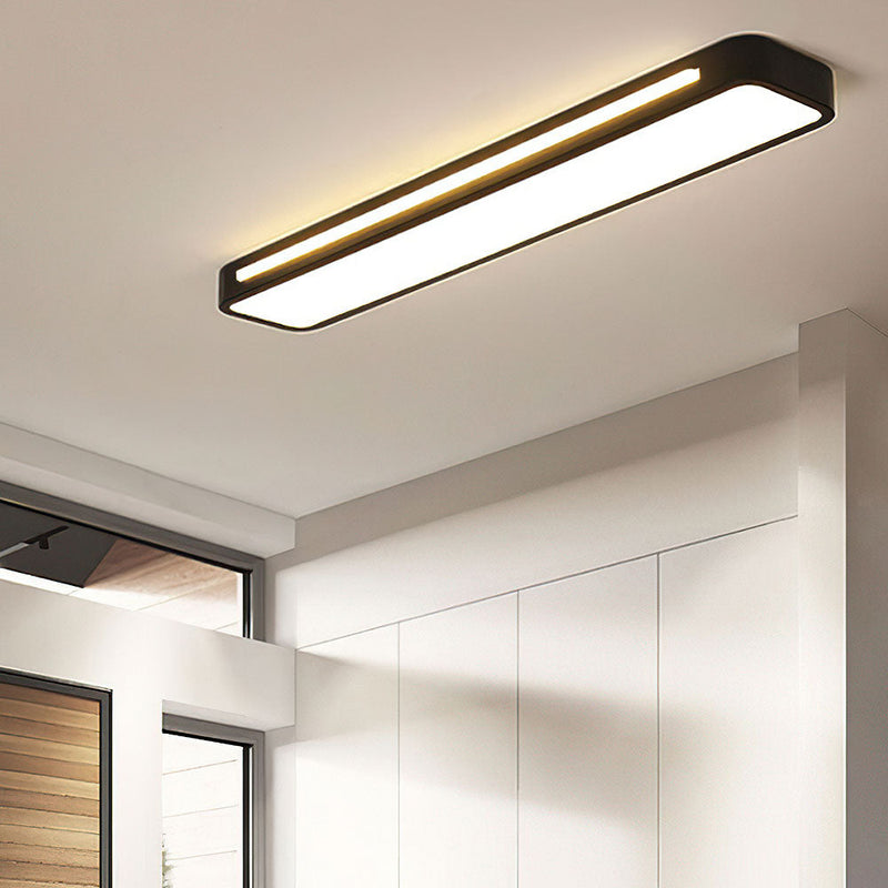 Modern Nordic Minimalist Long LED Ceiling Lighting 13