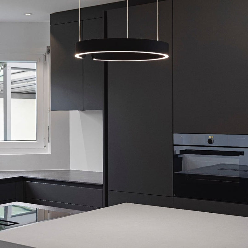 Modern circular LED pendant lamp 0
