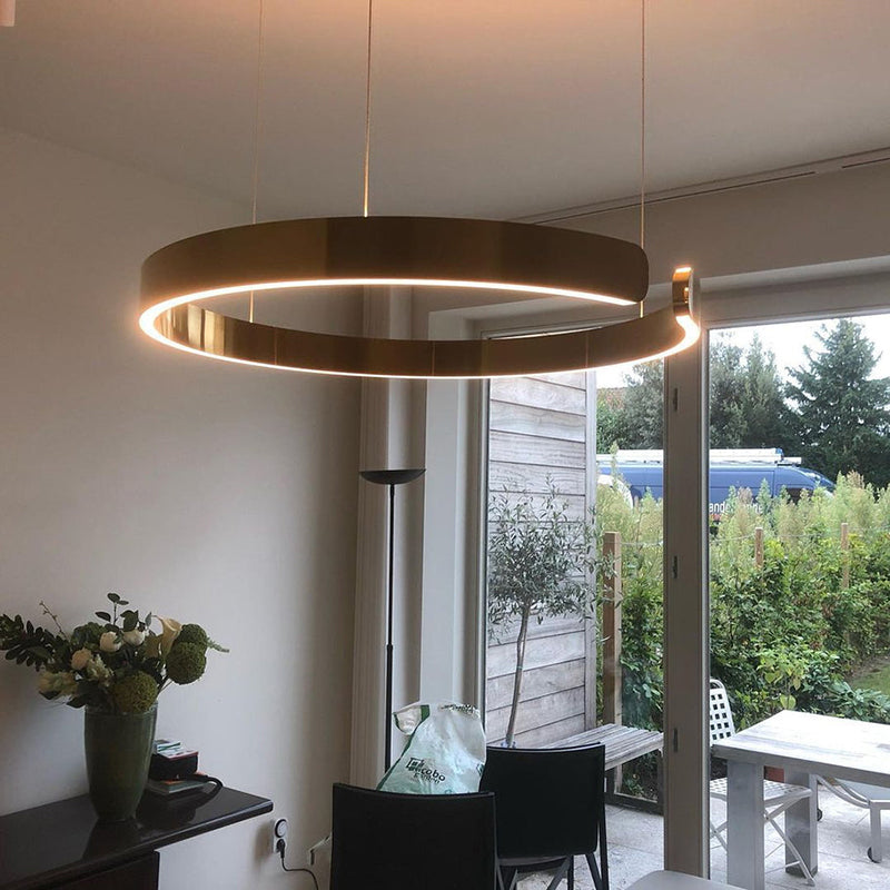 Modern circular LED pendant lamp 1