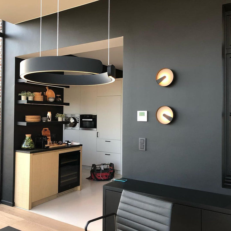 Modern circular LED pendant lamp 2