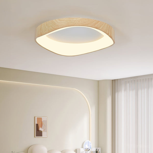 Nordic Artistic wood grain ceiling light 1