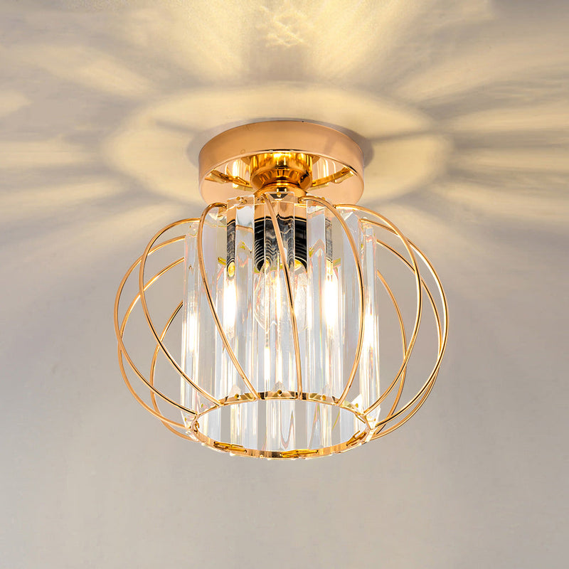 Nordic Simple Globular Glass Hallway Pendant Lighting 12