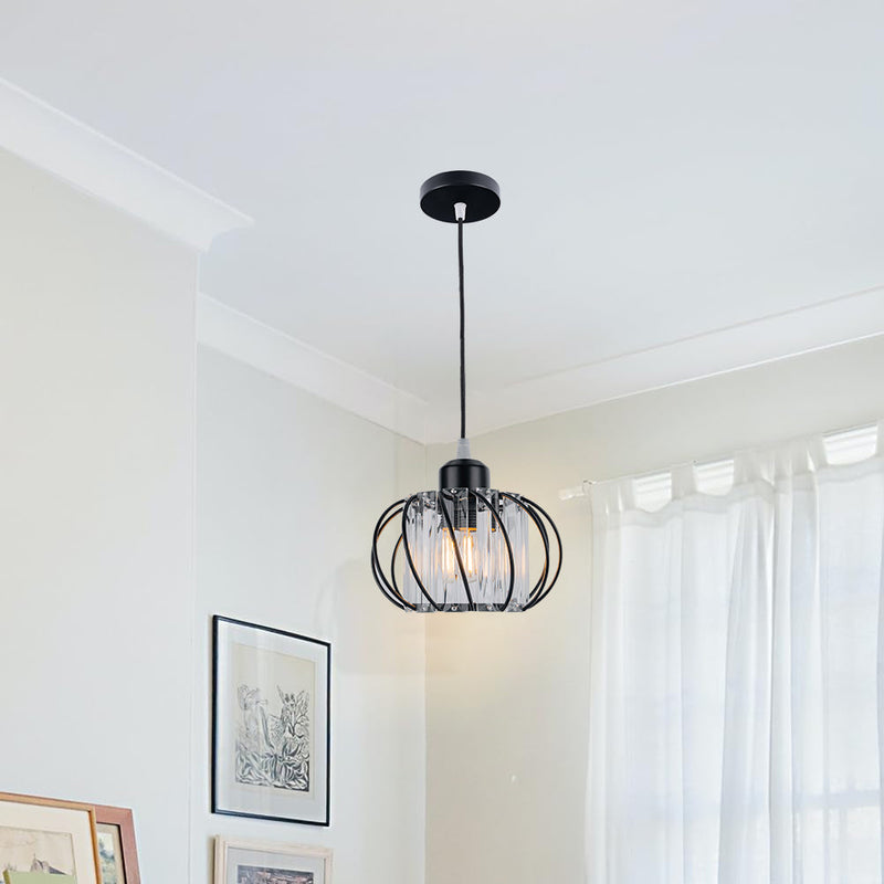 Nordic Simple Globular Glass Hallway Pendant Lighting 6